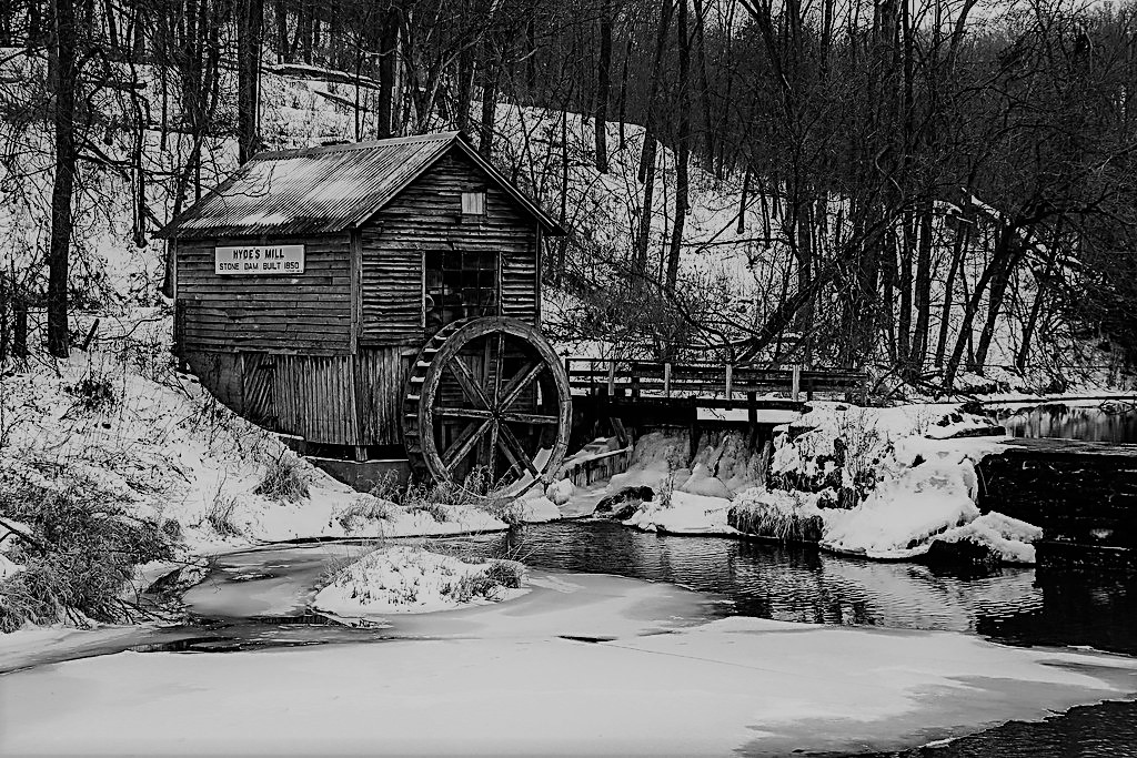Old Mill Pond Christmas Story Photo